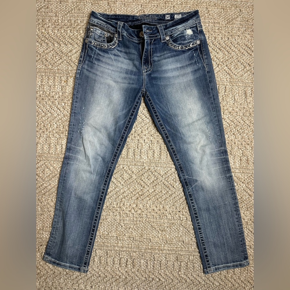 Miss Me Stylish Rhinestone Women's Jeans